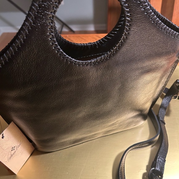 Patricia Nash Heritage Black Leather Handbag - Picture 4 of 11